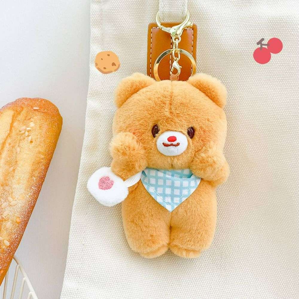 Adorable Teddy Bear Plush Keychains