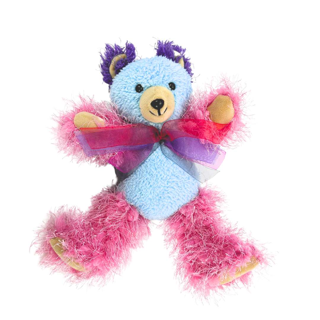 Colorful stuffed bears