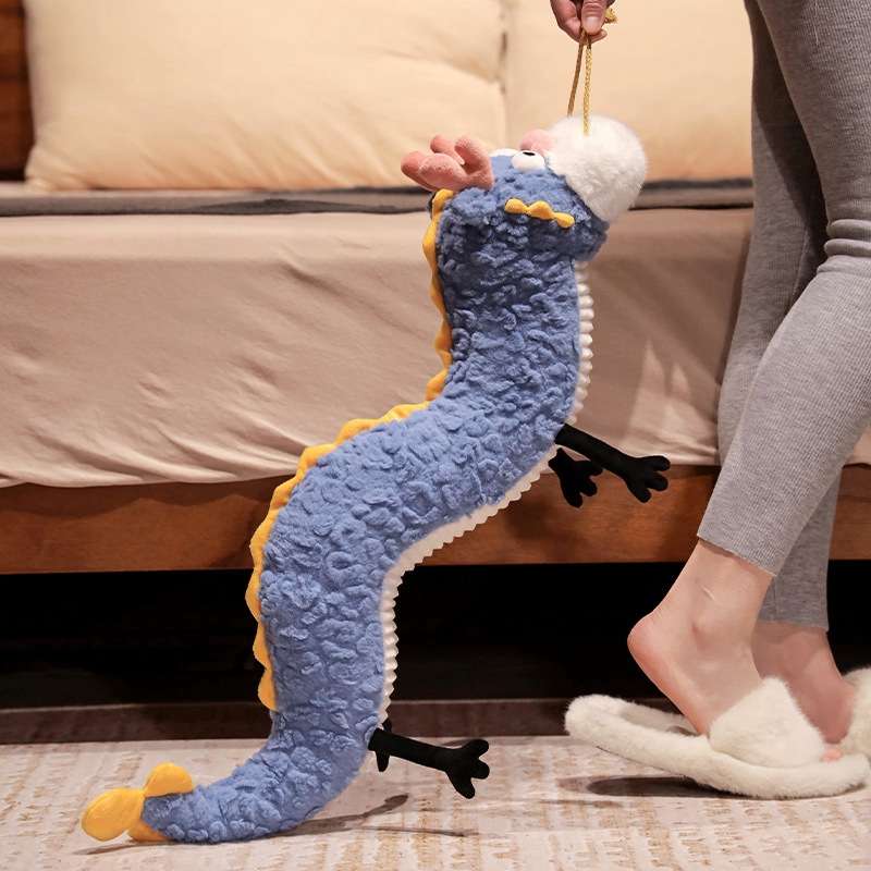 Cute Blue Chinese Dragon stuffed animal