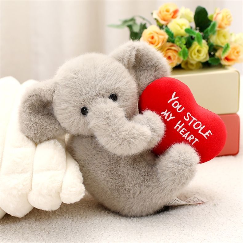 Cute Expression of Love Plush Animal Toy