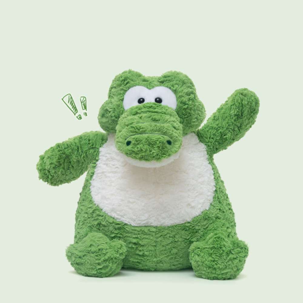 Green Crocodile Plush Stuffed Animal - Lifelike 19.68" Soft Toy, PP Cotton Filled, Gift For Kids, Home Decor