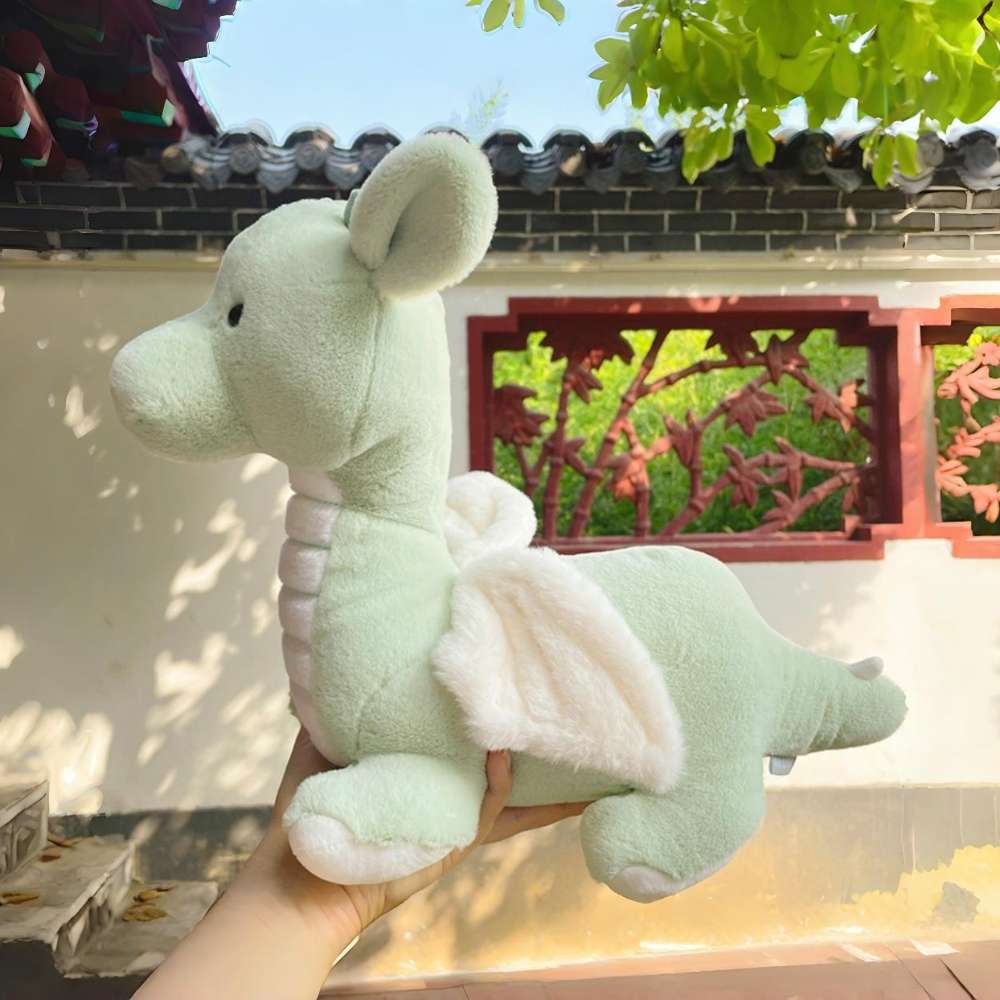 Cute Pale Green Dragon Plush