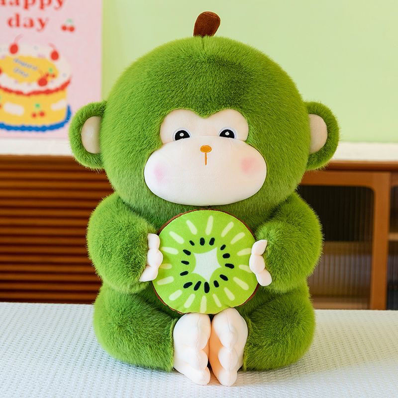 Cute Green Monkey Plush Action Figure