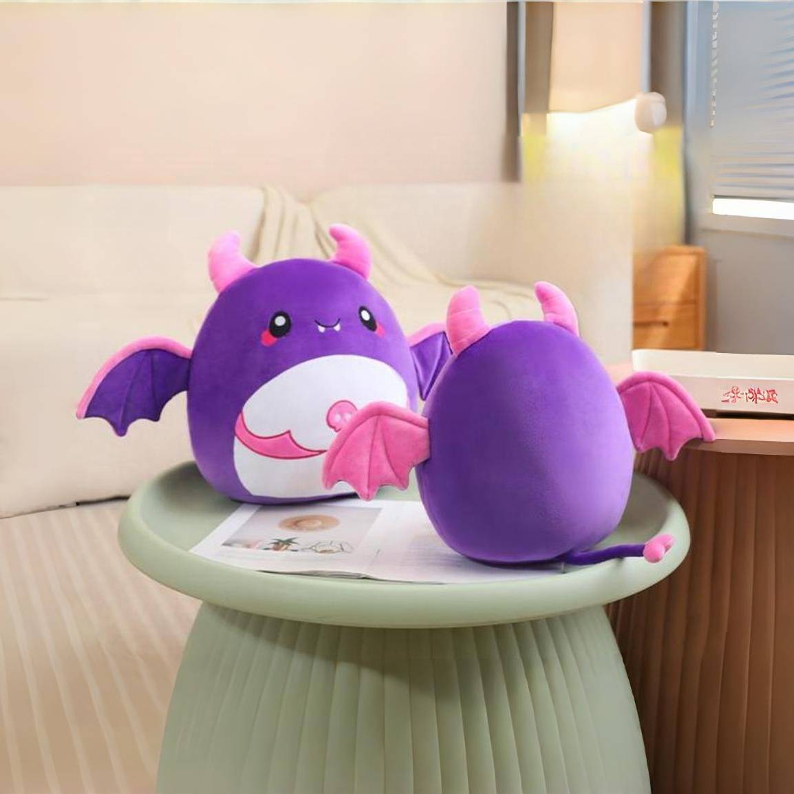 Goth Purple and Ghost Stuffed Animals