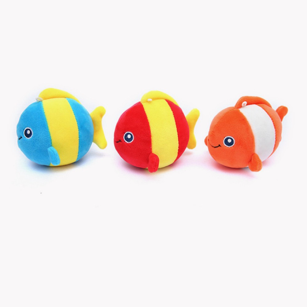 Mini Marine Animal Plush Doll Keychain