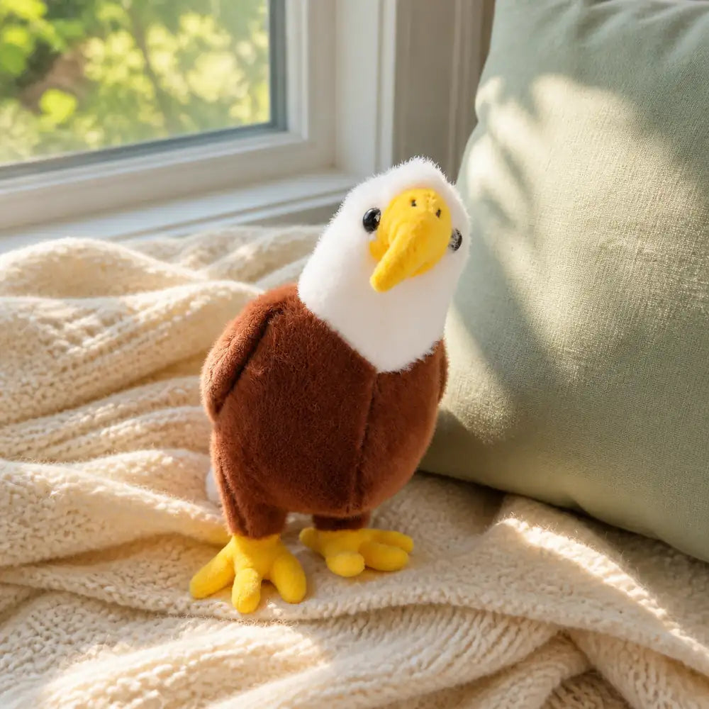 Bald Eagle Plush Toy by Sunny Window Seat