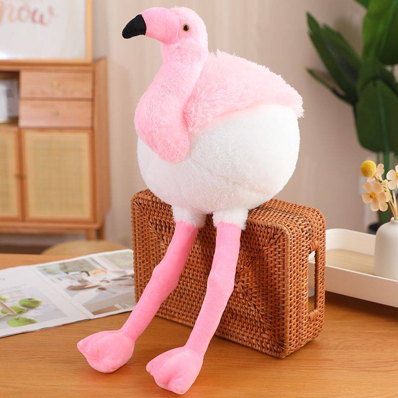 Pink Chubby Flamingo Stuffed Animal – PlushThis| Plushies