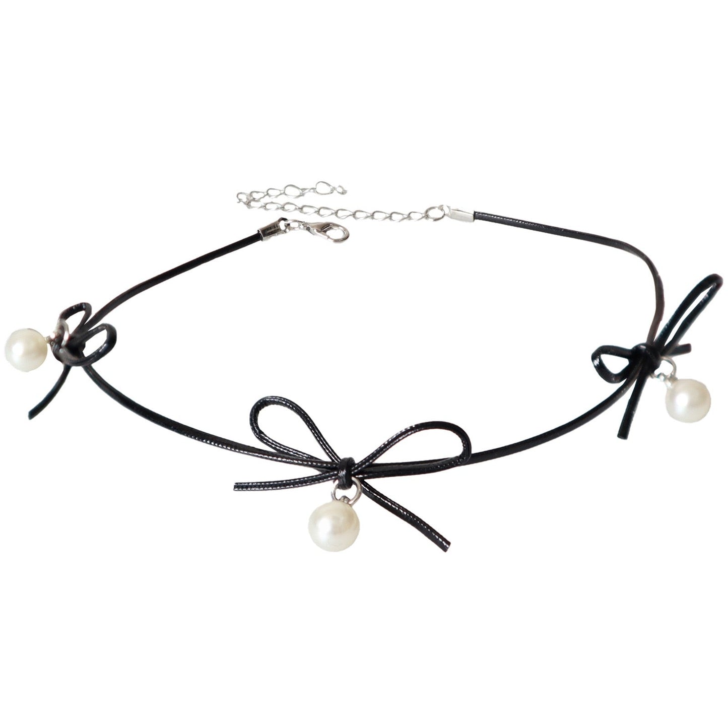 Cute Charm Leather Cord Choker