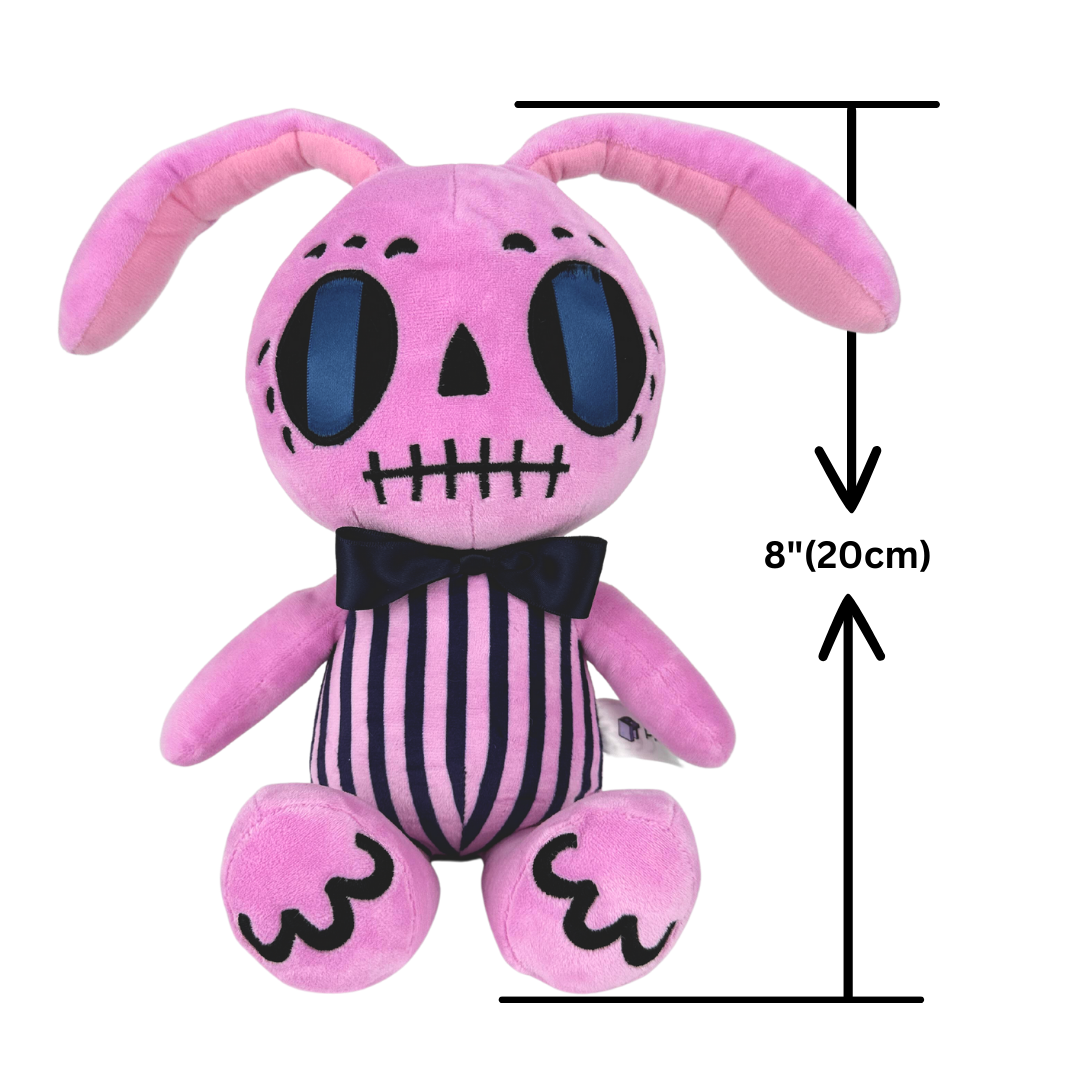Stuffed pink emo bunny