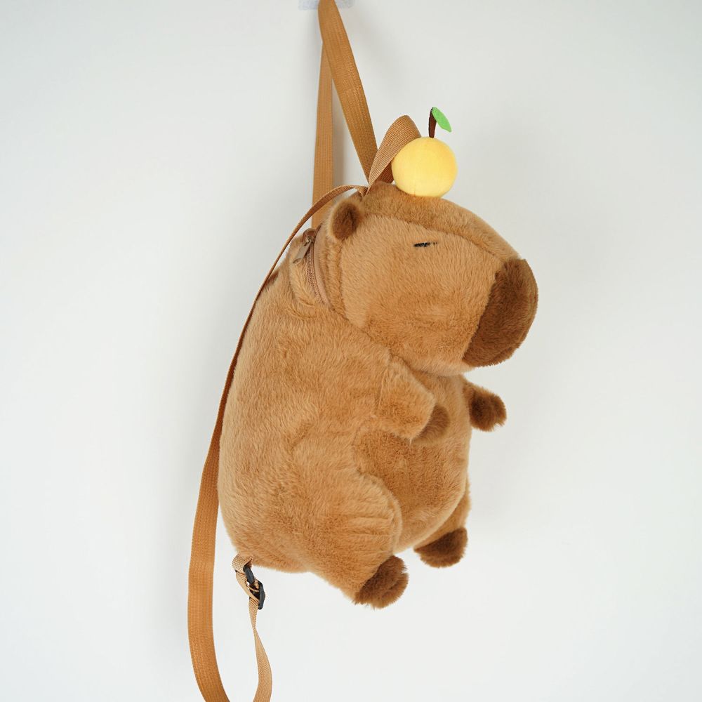 Super Cute Capybara Plush Backpack