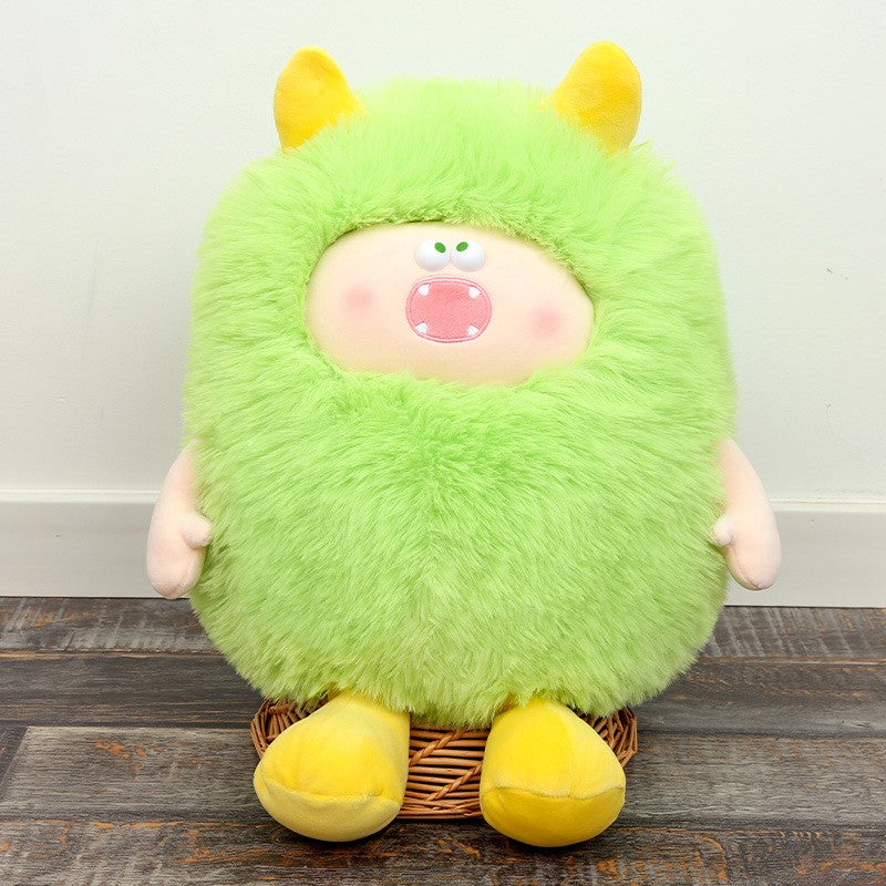 Cute Cheerful Monster Stuffed Animal