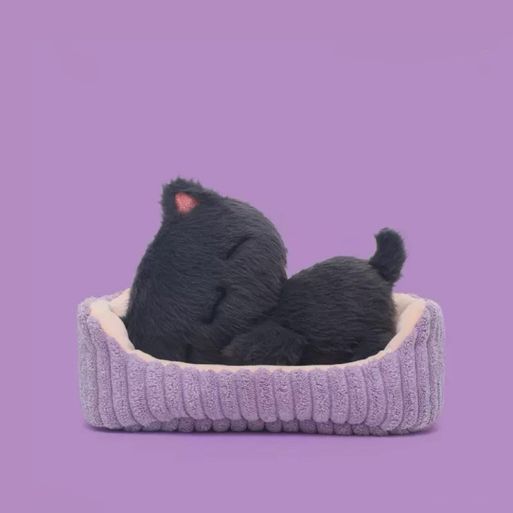 Cute Sleeping Stuffed Animals in Beds
