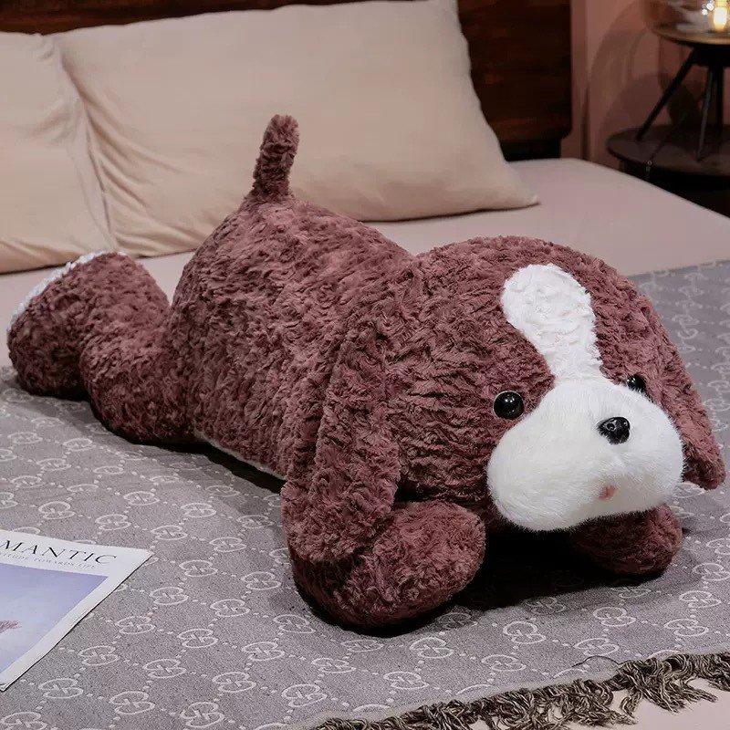 Cute Huggable Lying Puppy Plush Toy