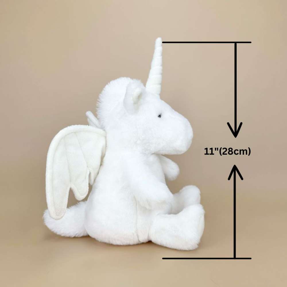 Cute White Unicorn Plush