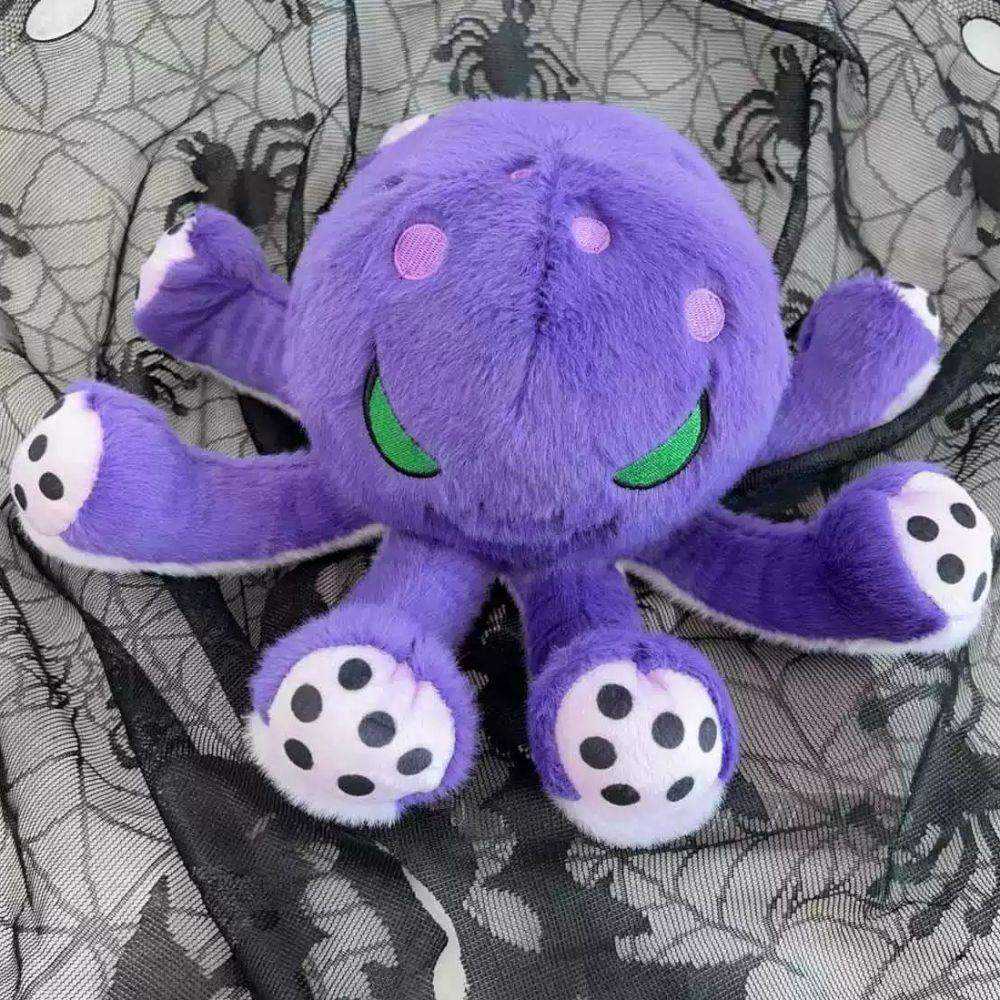 Spooky Purple Octopus Plush
