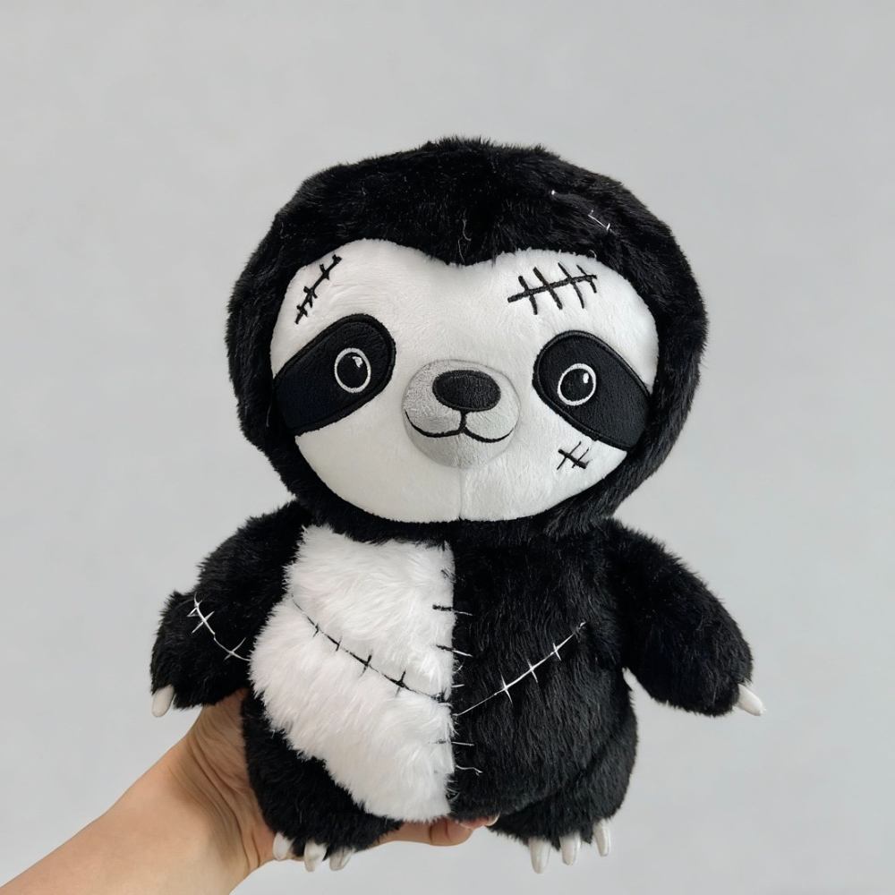 Halloween Stiching Sloth Stuffed Animal