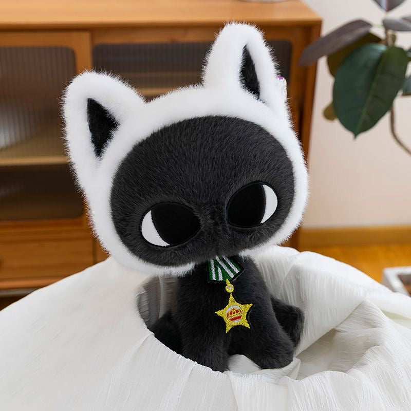 Kawaii Black and White Cat