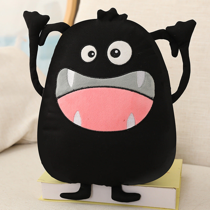 Cute Black Monster Plush Pillow