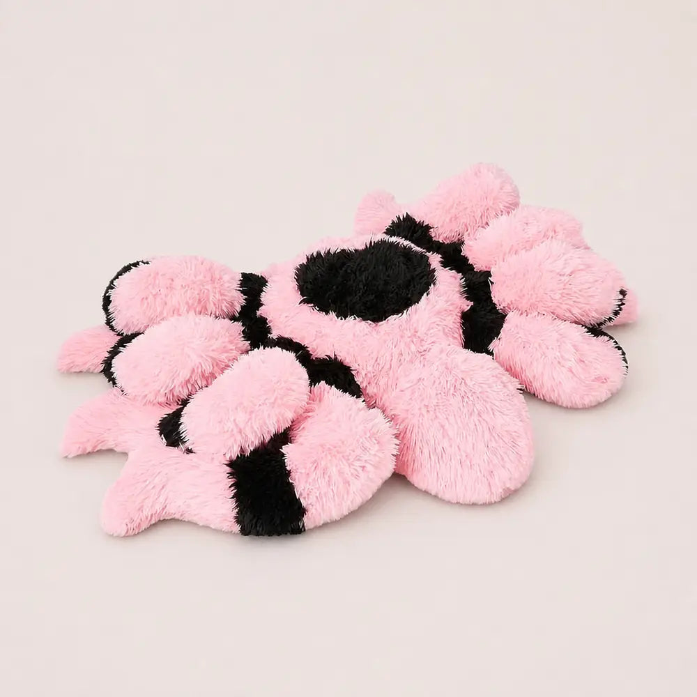 Pink and Black Spider Plush - Back View