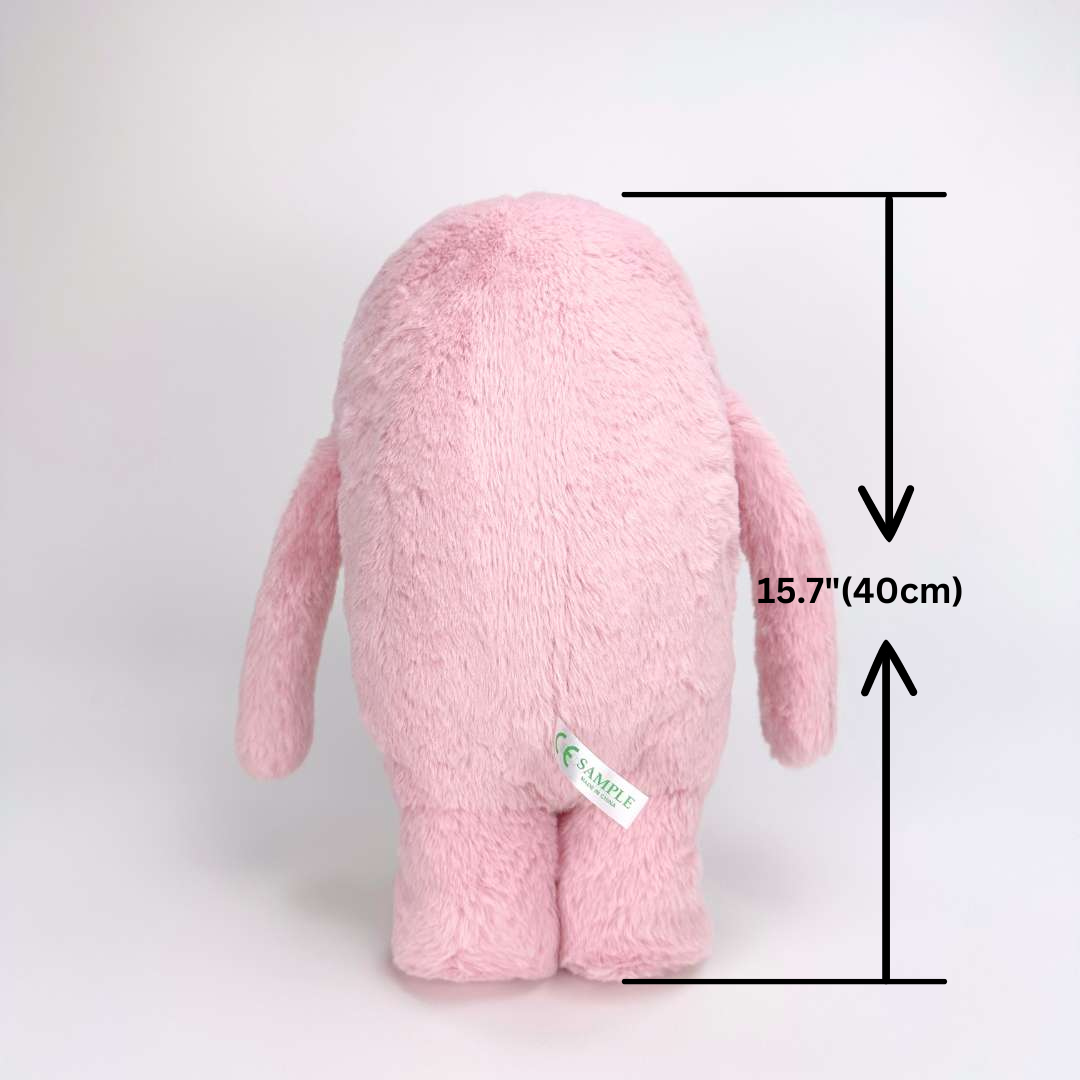 Emo Pink Yeti Stuffed Toy