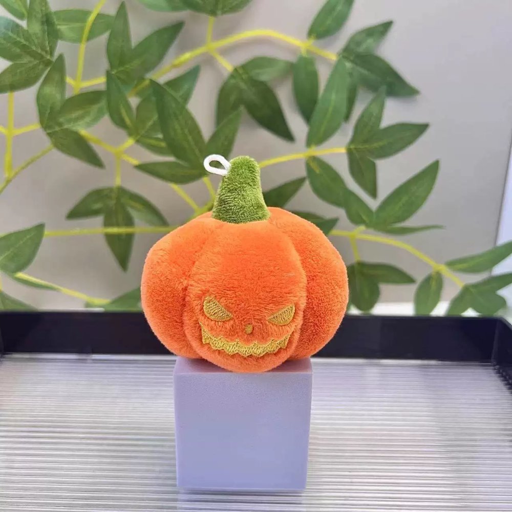 Cute Pumpkin Plush Keychain