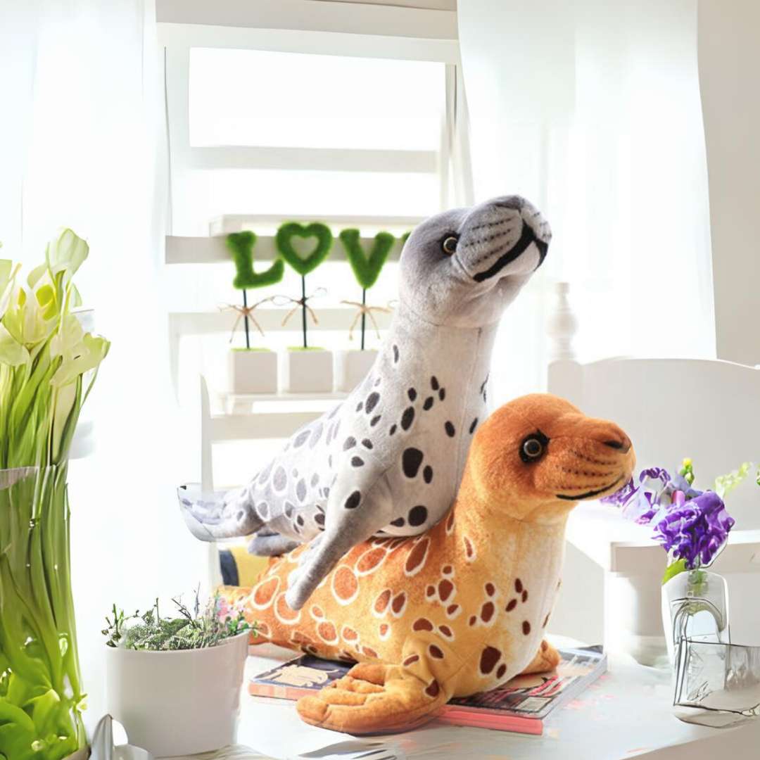 Seal realistic plush