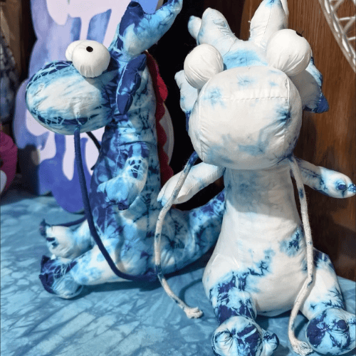 Dragon Plush Tie Dye