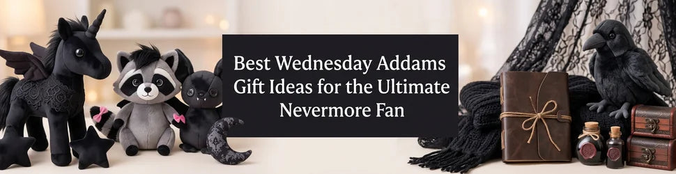Best Wednesday Addams Gift Ideas for the Ultimate Nevermore Fan PlushThis blog feature picture