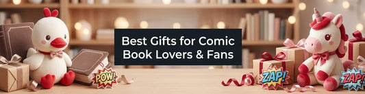 Best Gifts for Comic Book Lovers & Fans PlushThis blog feature picture