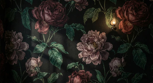 Dark Floral Aesthetic Wallpaper