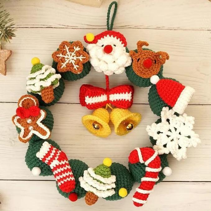 Christmas Wreath Crochet 