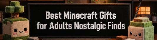 Best Minecraft Gifts for Adults Nostalgic Finds PlushThis blog feature picture