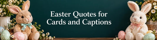 Easter Quotes for Cards and Captions, PlushThis blog feature picture