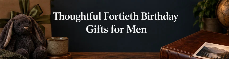 Thoughtful Fortieth Birthday Gifts for Men — PlushThis blog feature picture