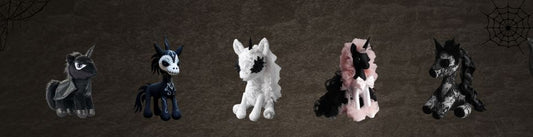 Goth Unicorn Stuffed Animals