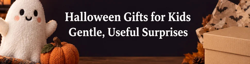 Halloween Gifts for Kids — Gentle, Useful Surprises, PlushThis blog feature picture