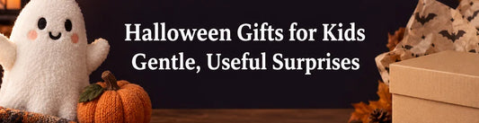 Halloween Gifts for Kids — Gentle, Useful Surprises, PlushThis blog feature picture