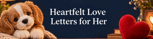 Heartfelt Love Letters for Her PlushThis blog feature picture