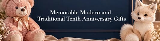 Memorable Modern and Traditional Tenth Anniversary Gifts PlushThis blog feature picture