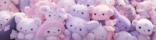 cute pink stuffed animals