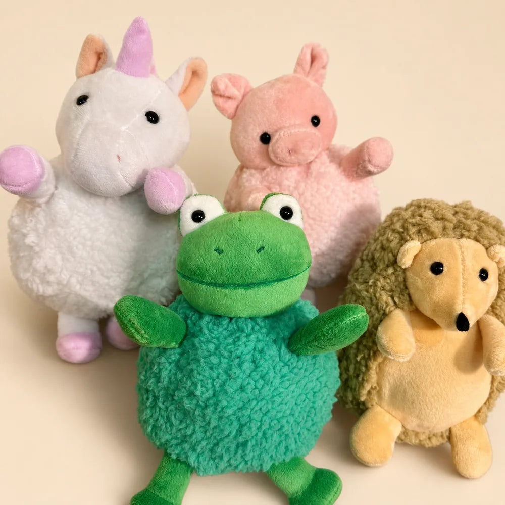 Fuzzy Plush Animal Collection Four Animal Studio View