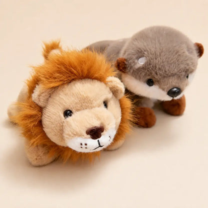 Lion and Otter Forest Friends Plush Animals