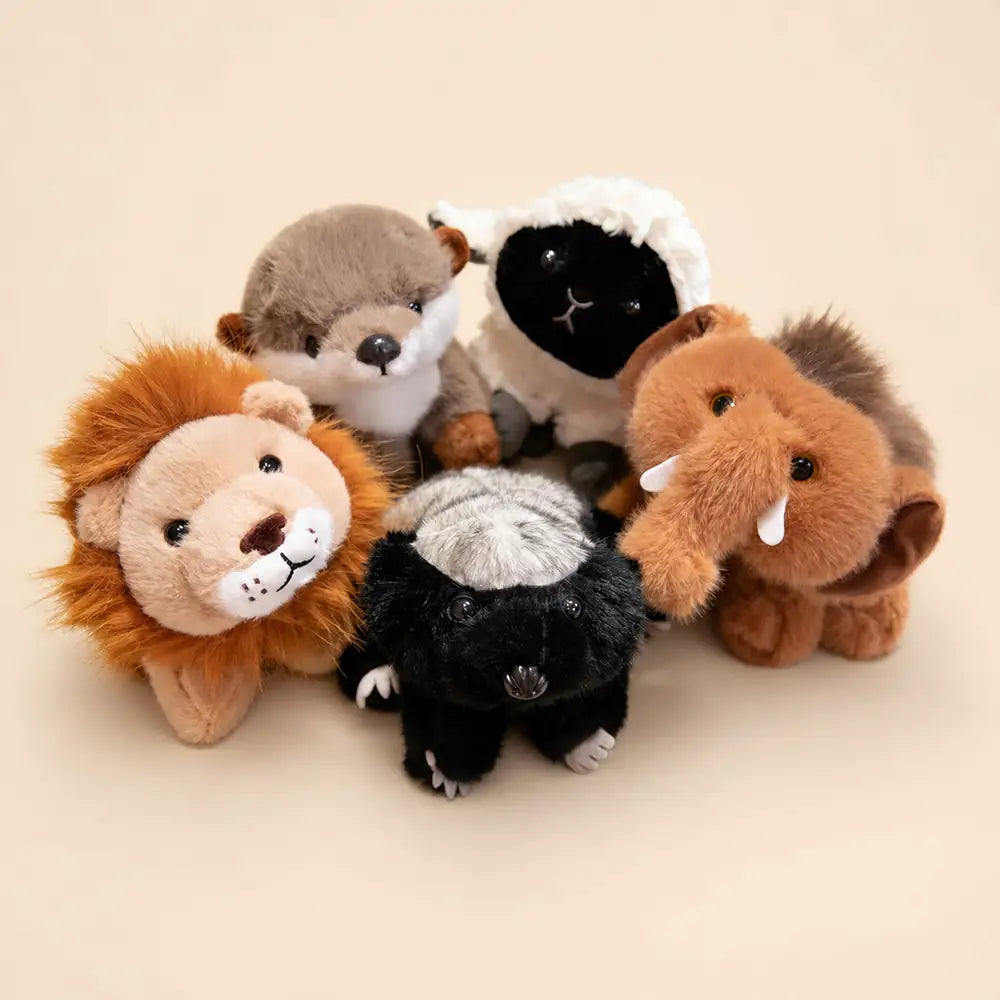 Five Forest Friends Plush Animals Collection