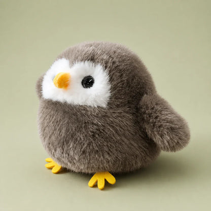 Gray Penguin Plush - Studio View