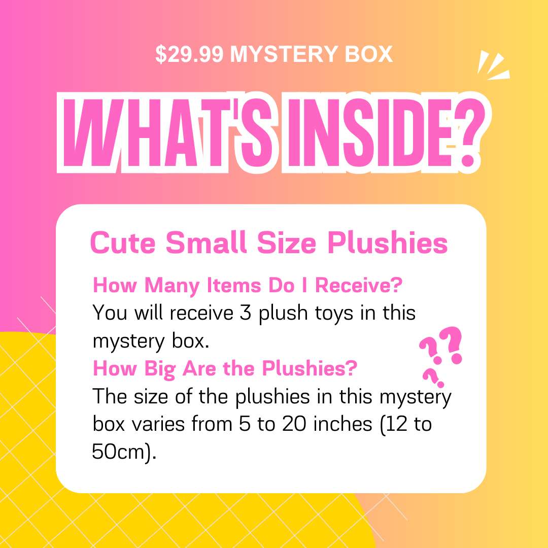 plushthis mystery box 29.99