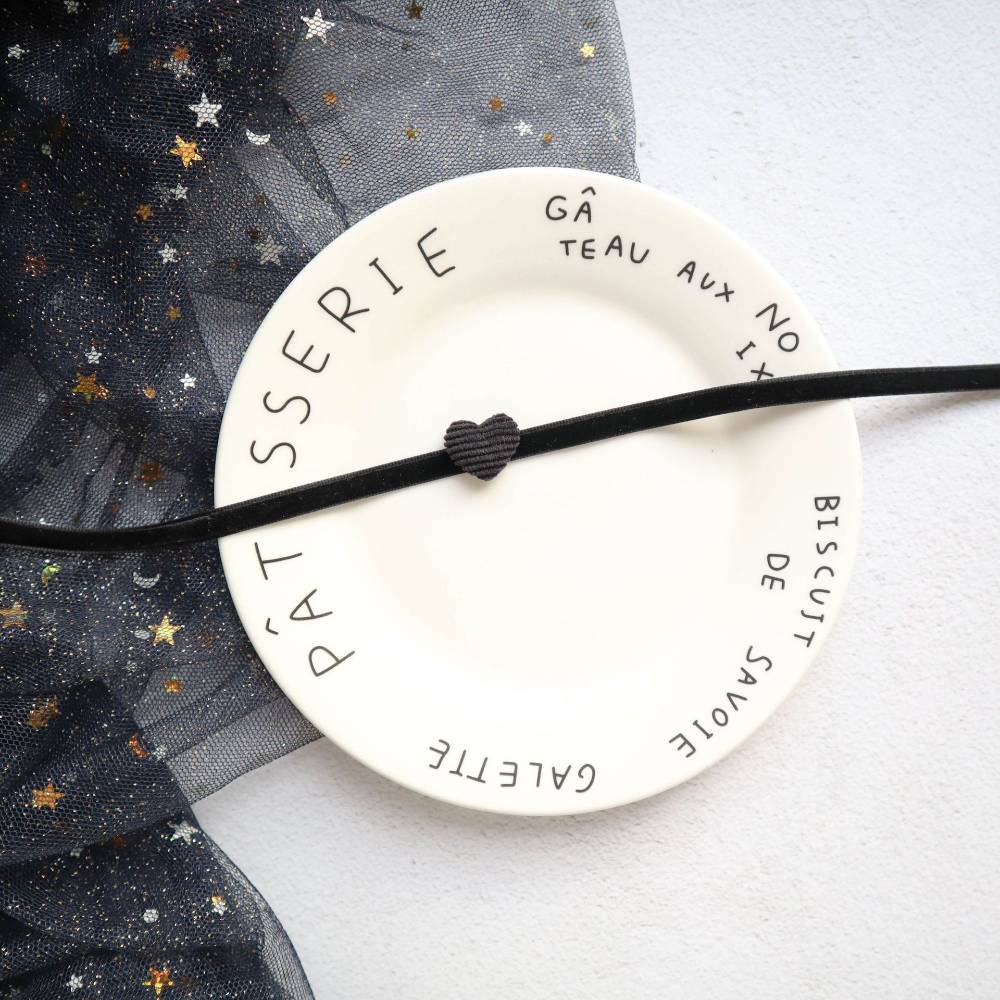 Cute Heart Velvet Cord Choker