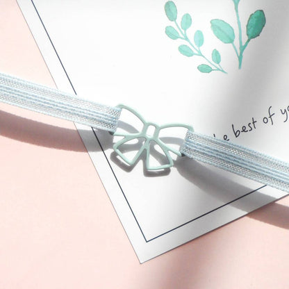 Cute Ribbon Motif Cord Choker