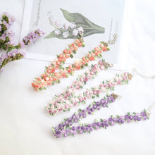 Cute Embroidered Flower Cord Choker