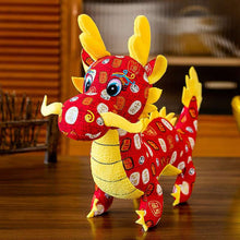 Adorable Red Chinese Dragon Plush