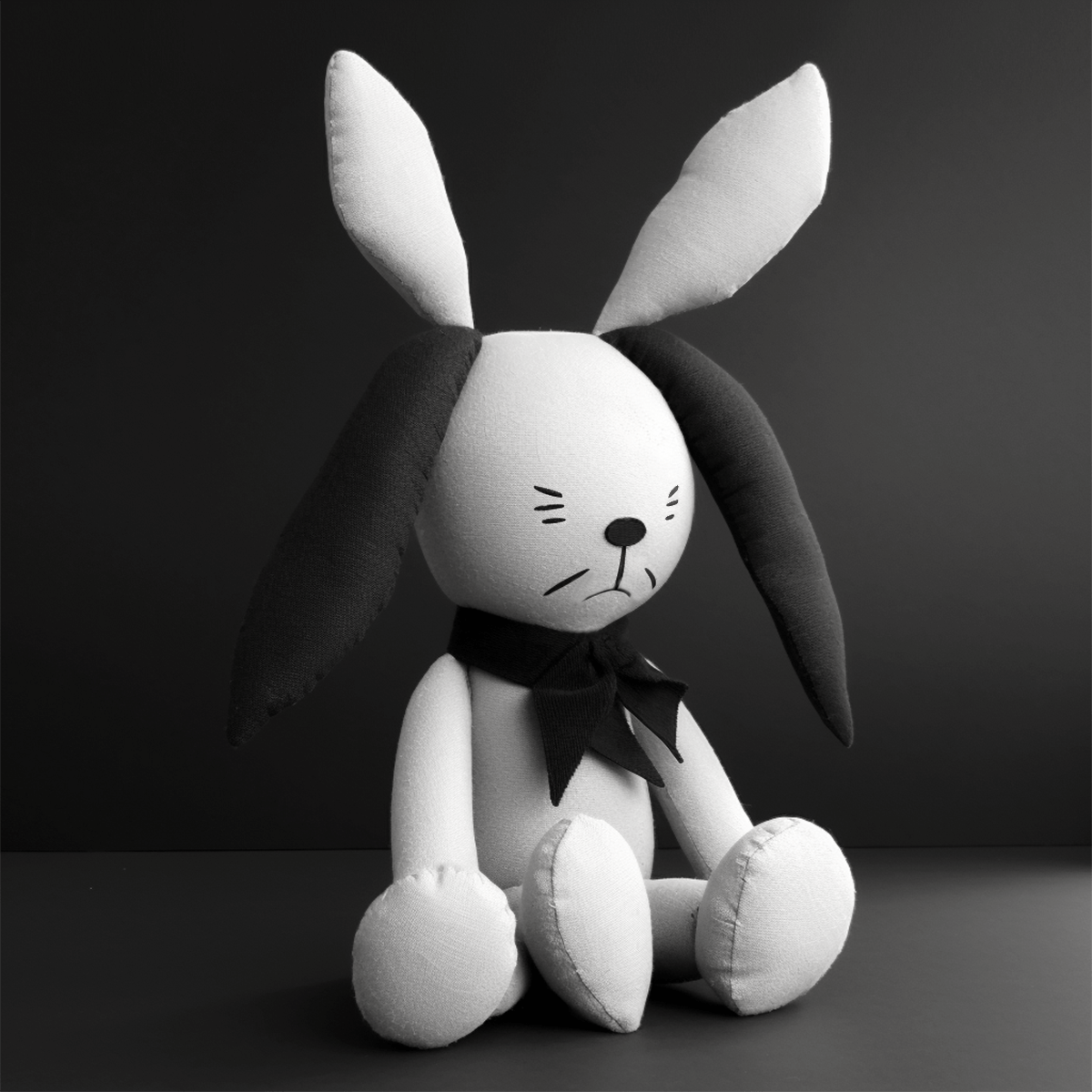 Angry Emo Bunny Stuffed Animal PlushThis